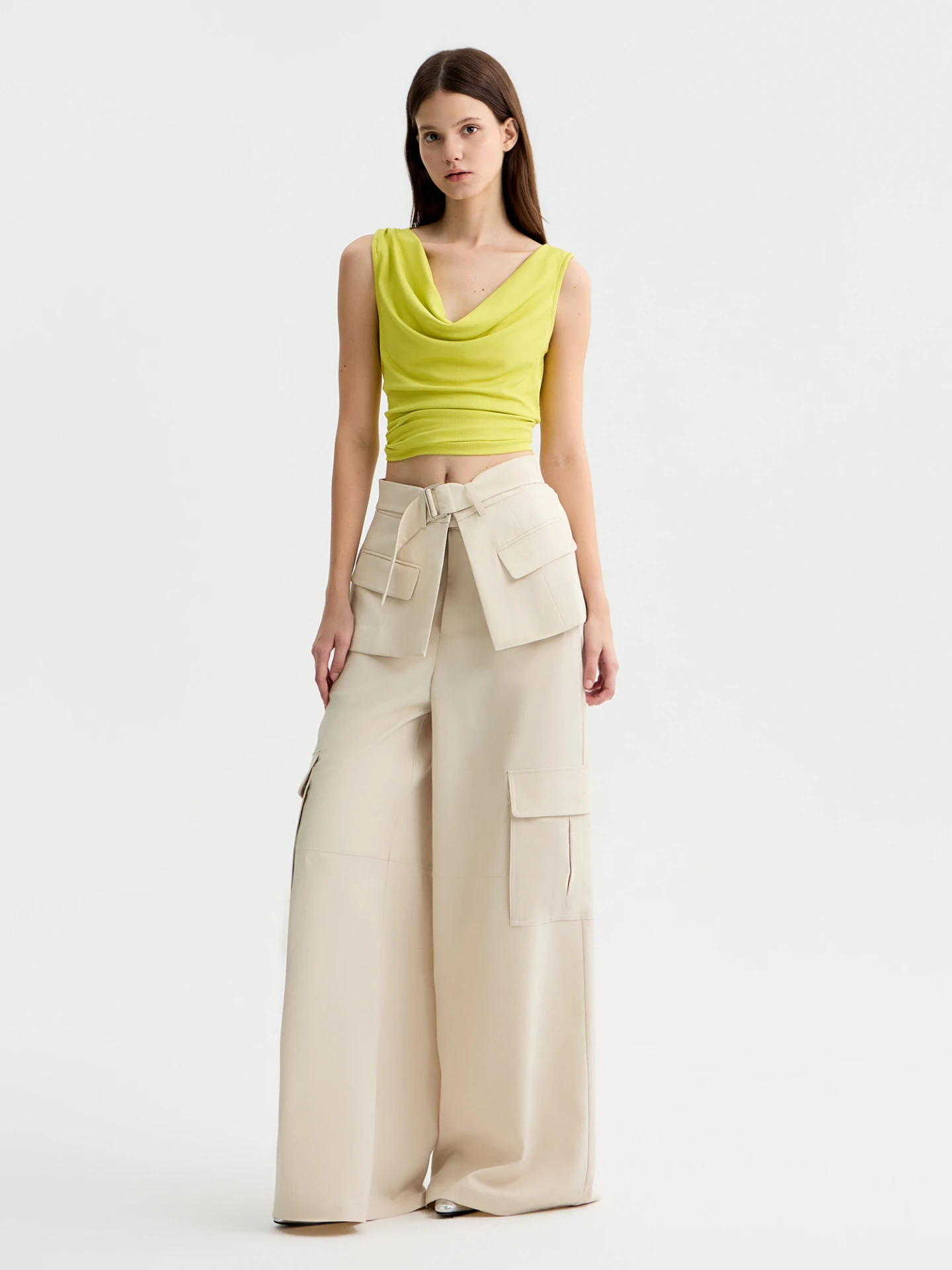 【MALBON】Utility Wrap Skirt Pants ■Women's /追跡付 womens-incu-603_64d7ffa8-caa9-