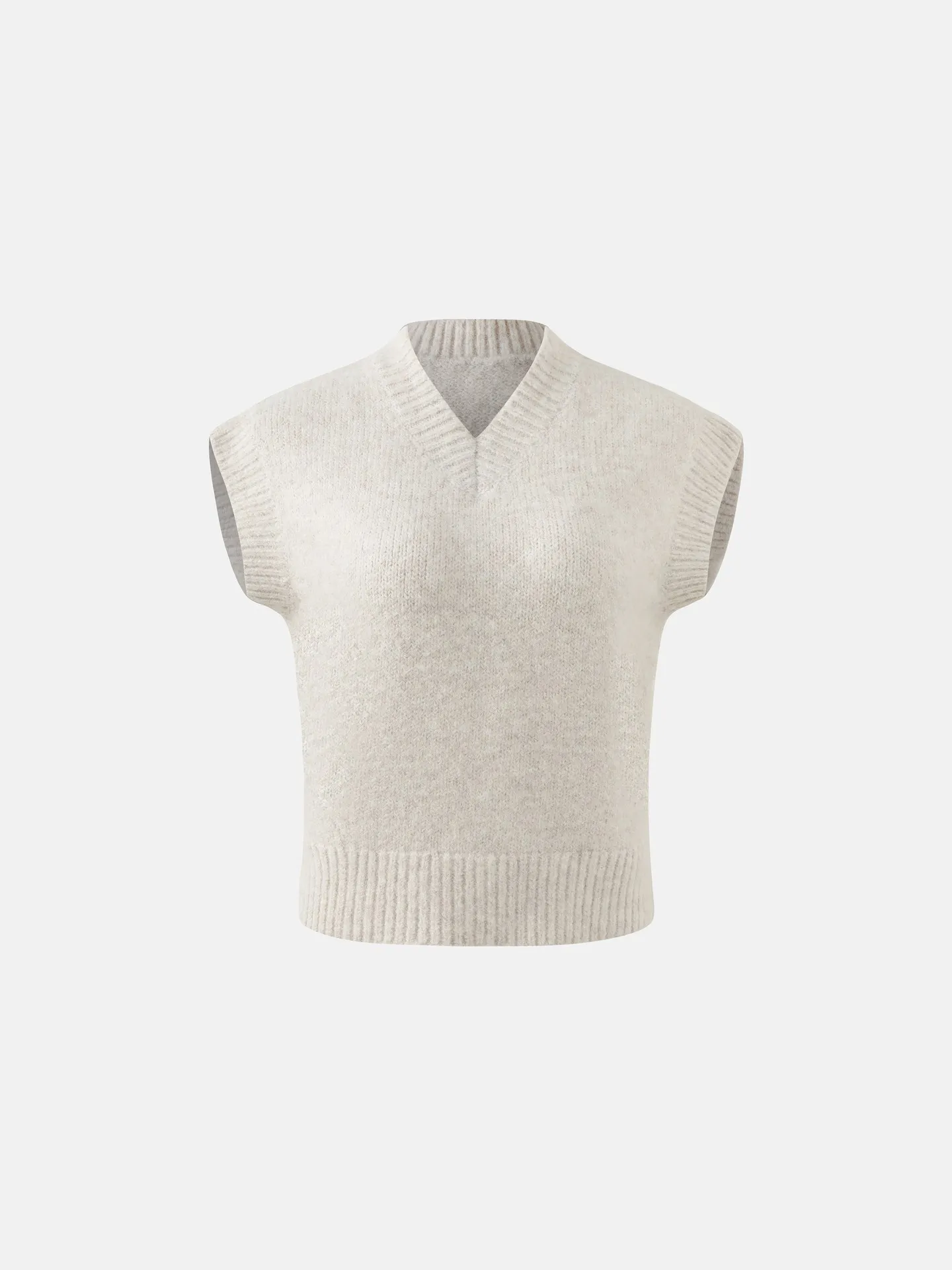 Sleeveless V Neck Sweater Vest Urbanic ONLSUNNY Knitted Top Medium