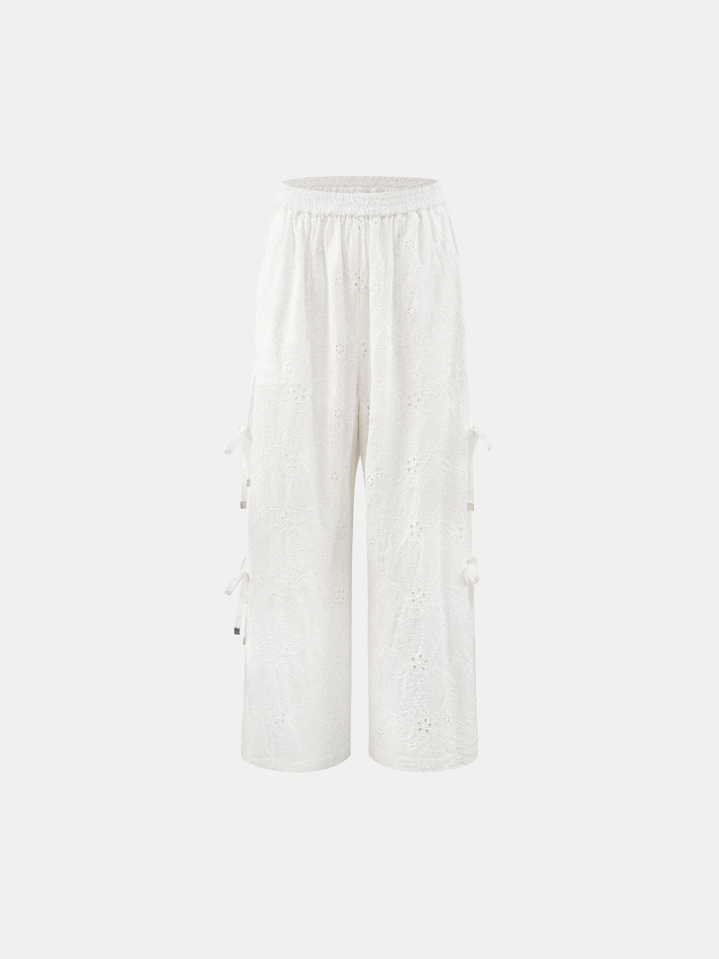 人気アイテム Leg Wide Embroidery Cutwork Pants Favourite Most | Urbanic パンツ