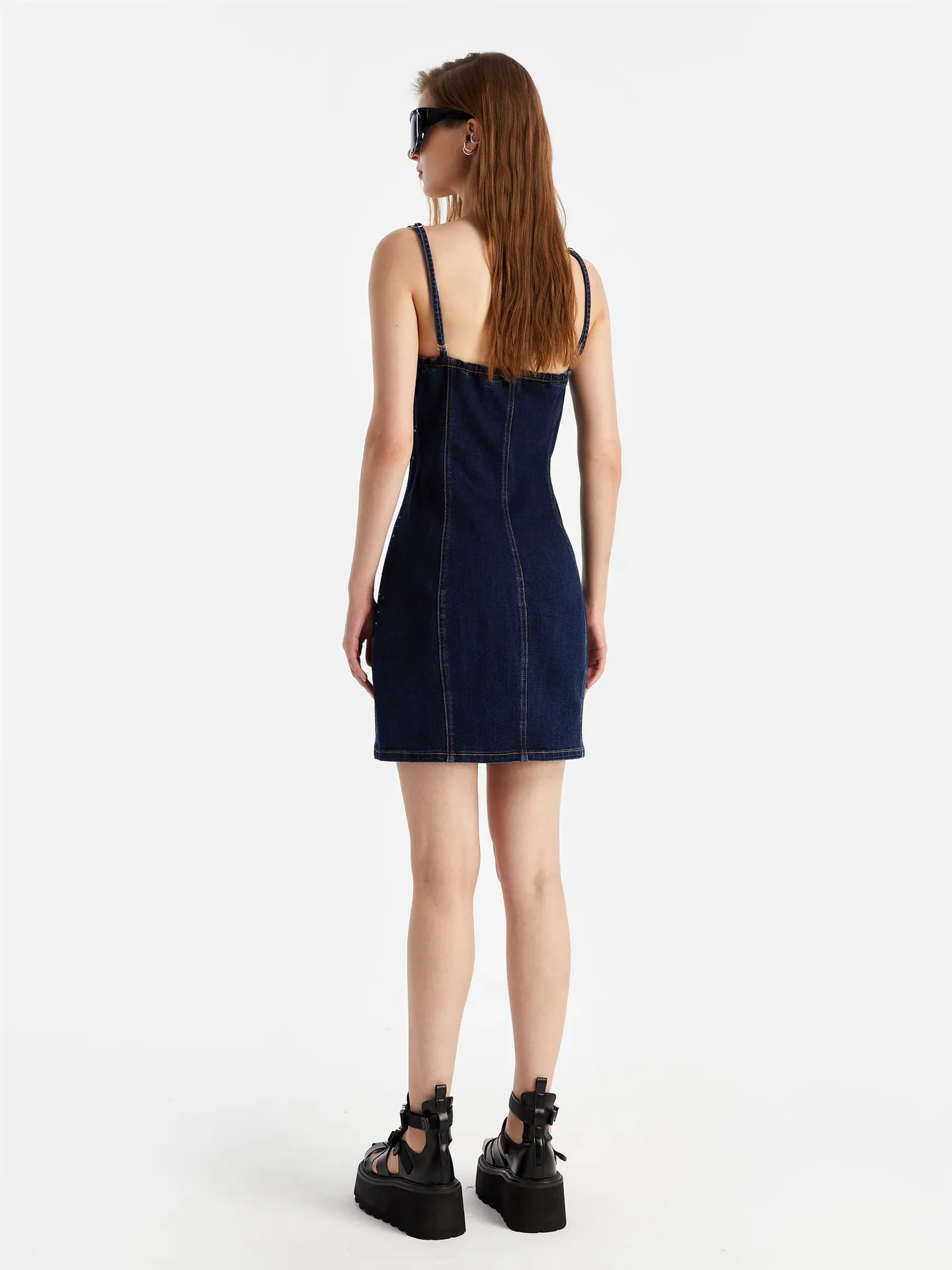 Denim Cami Dress with Rhinestones Urbanic | Most Favourite Denim Cami Dress with Rhinestones Urbanic | Most Favourite