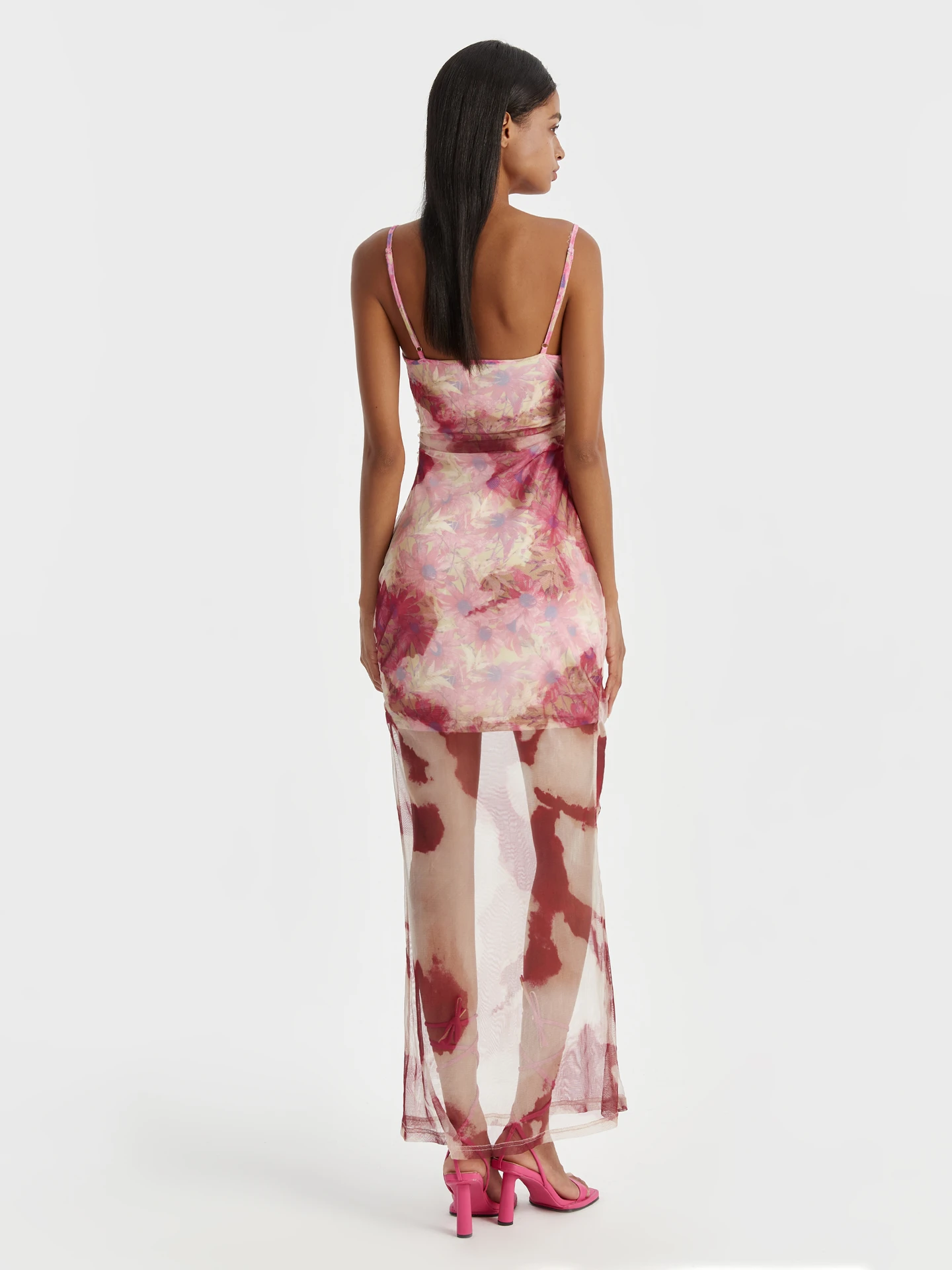 PRANK PROJECT⚪︎ Crystal Velour Cami Dress PRANK PROJECT