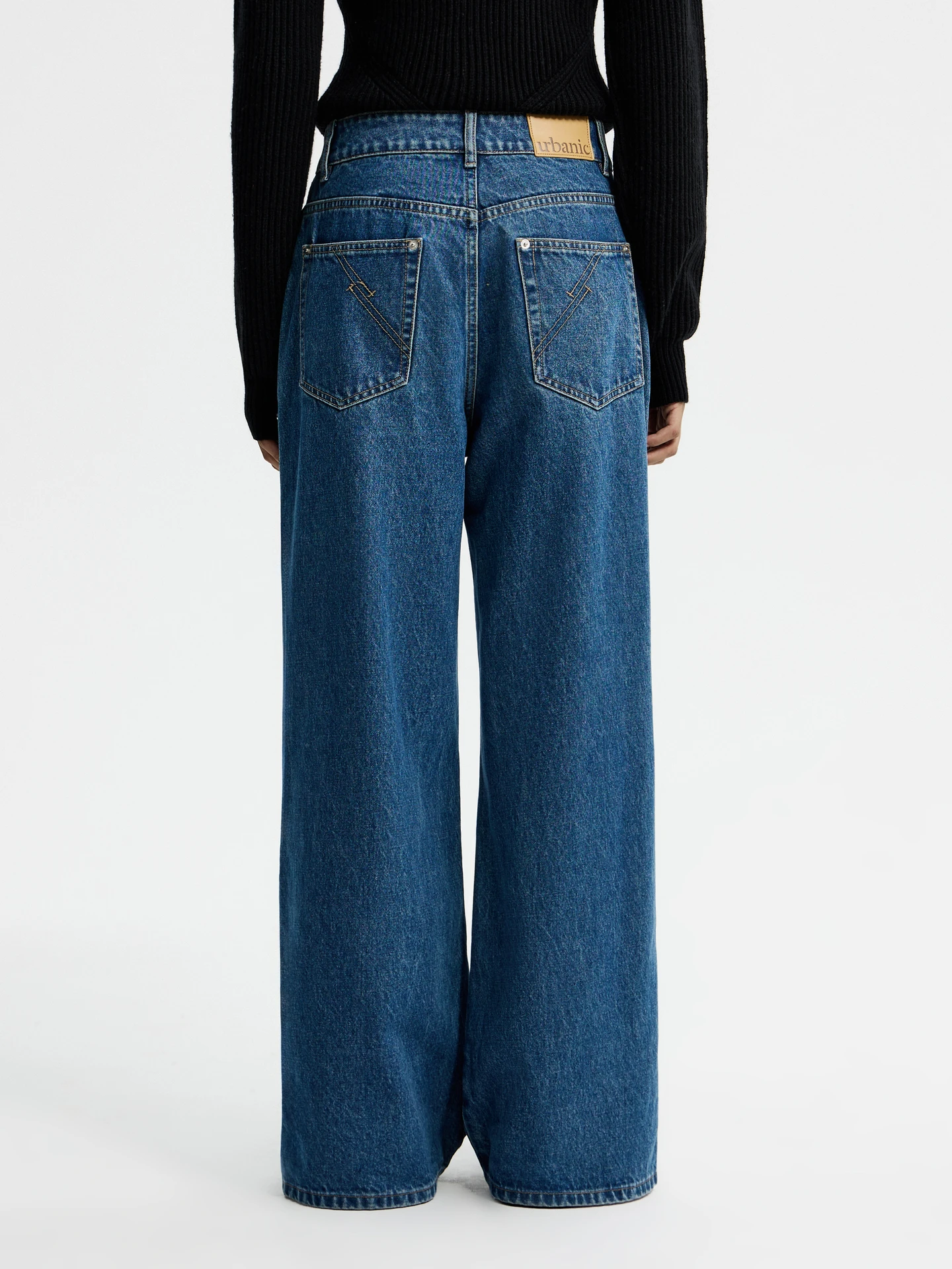 Studded Wide Leg Jeans Urbanic | Most Favourite