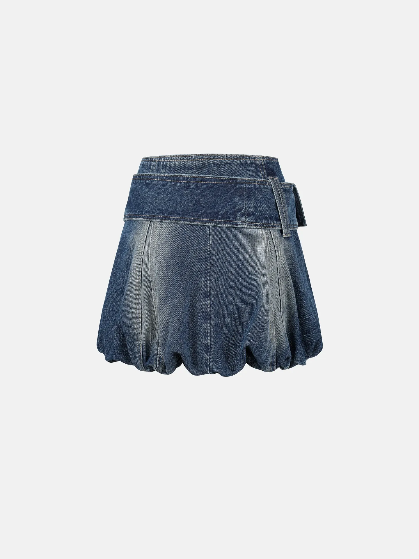 Denim A-line Skirt with Belt Urbanic | Most Favourite Denim A-line Skirt with Belt Urbanic | Most Favourite
