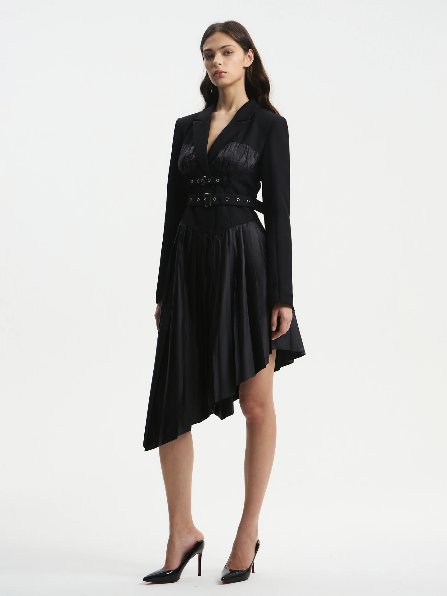 Pleated Blazer Dress Urbanic Most Favourite