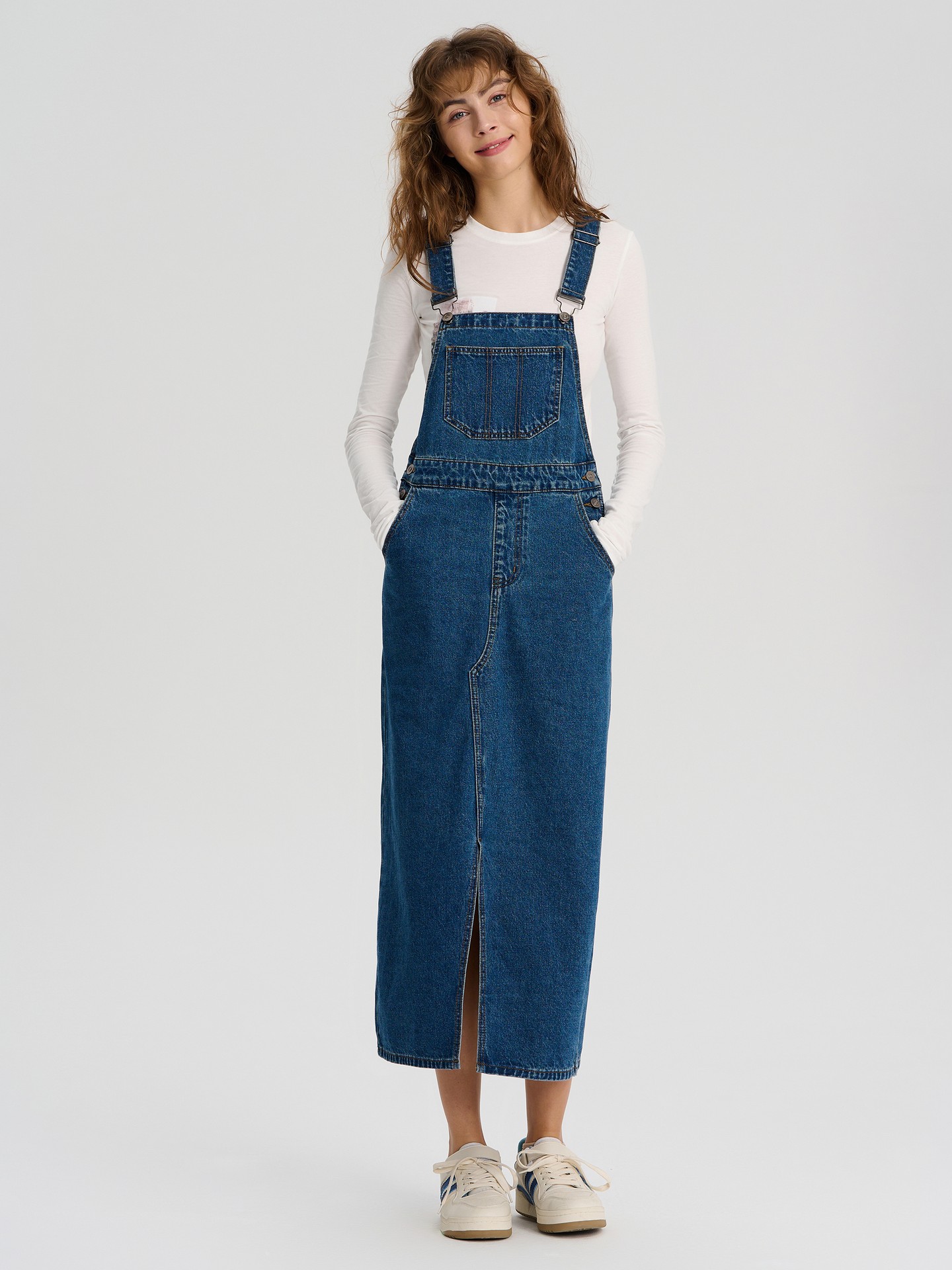 Overol vestido online jeans