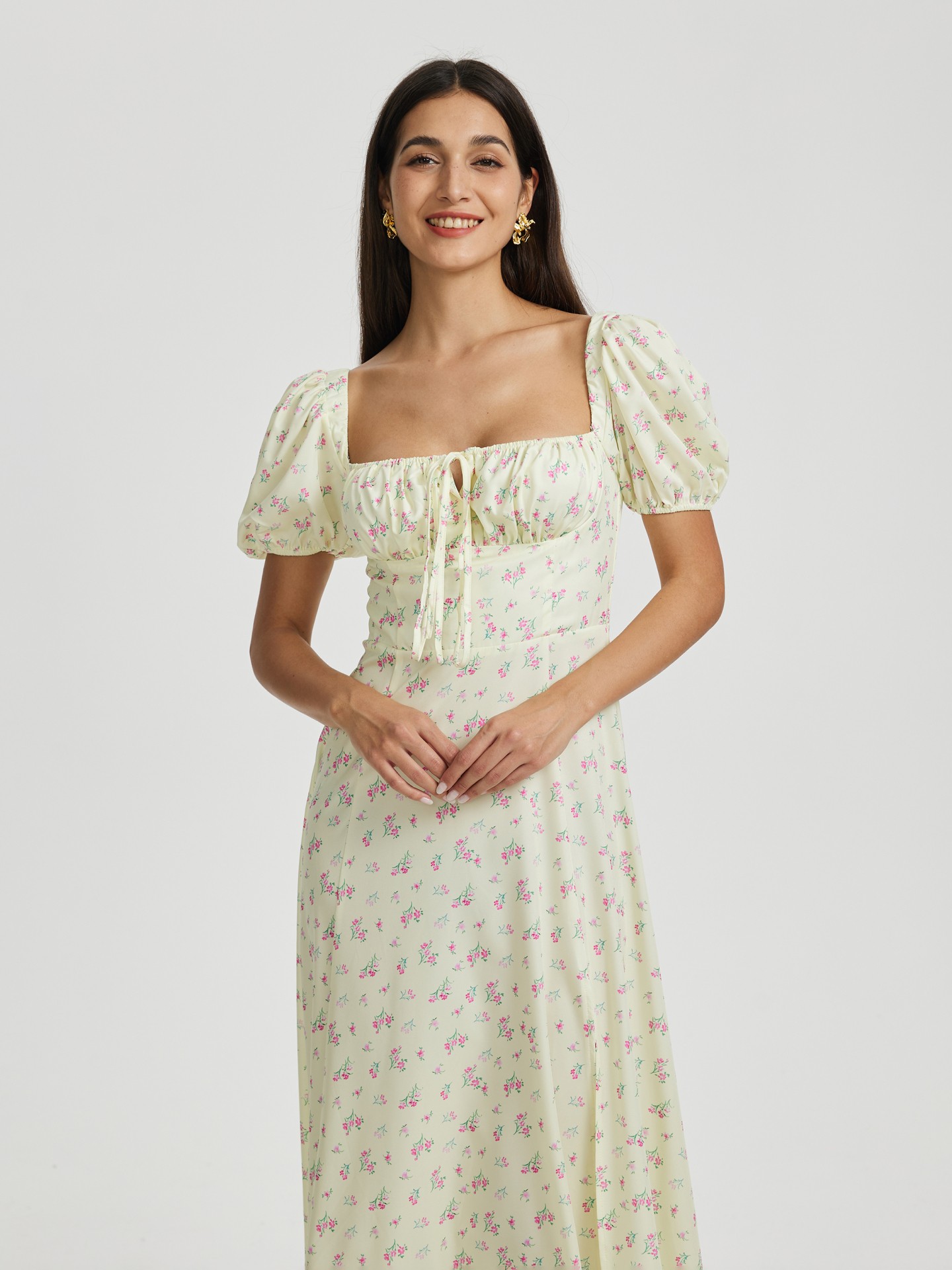 Vestidos campesinos largos hot sale